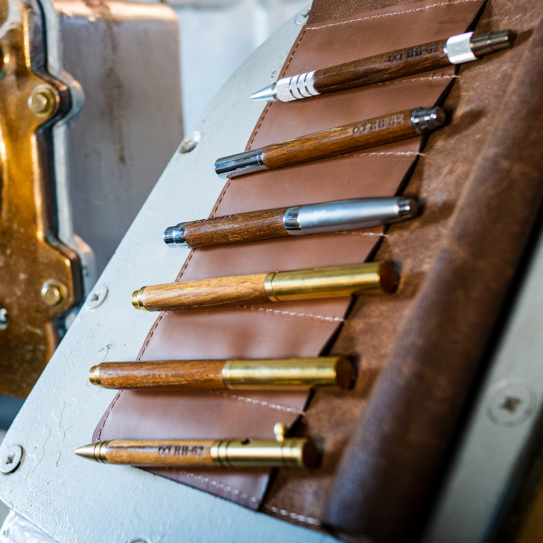 Writing Tools Crafted From The Decks Of BB-62