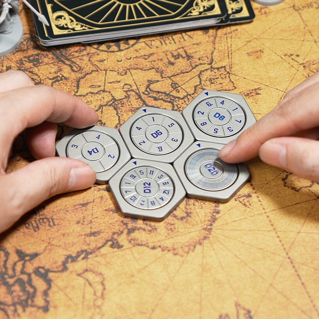 Spinner Dice With Serious Engineering
