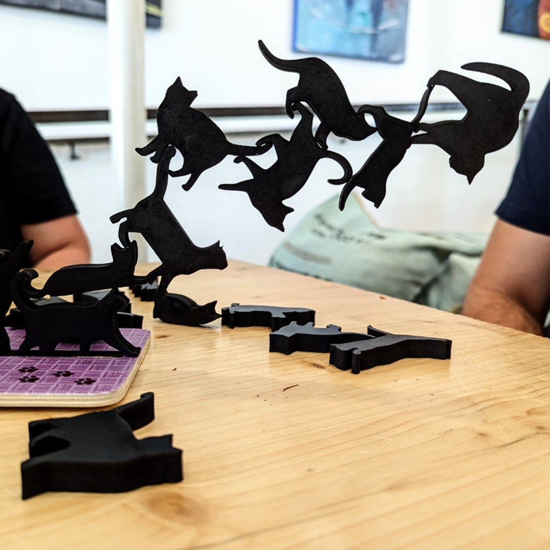 The Ultimate Cat Stacking Challenge Awaits