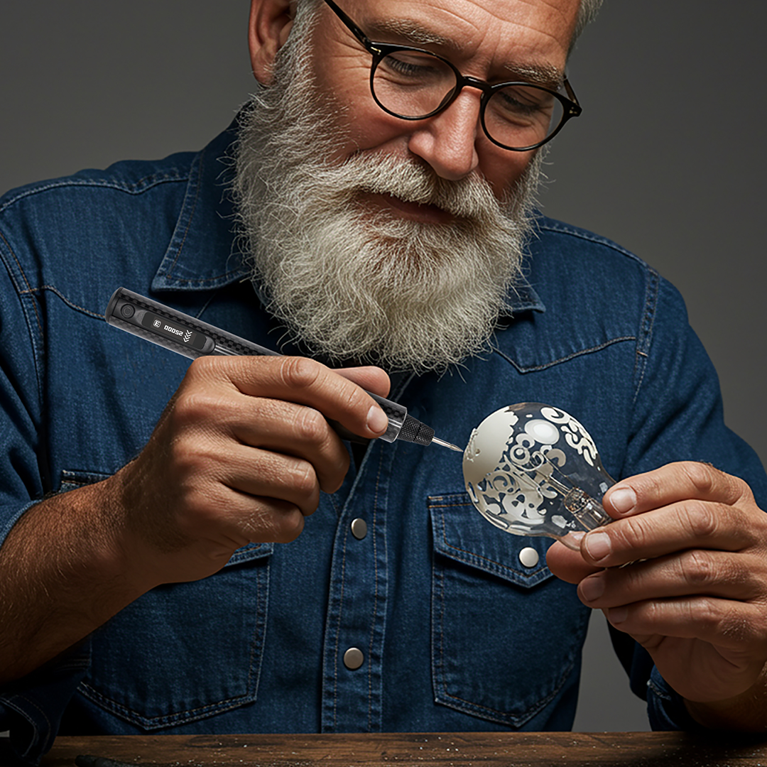 Carbon Fiber Rotary Pen For Carving & More