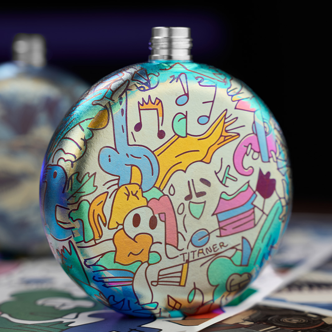 The Titanium Flask Designed For The Bold