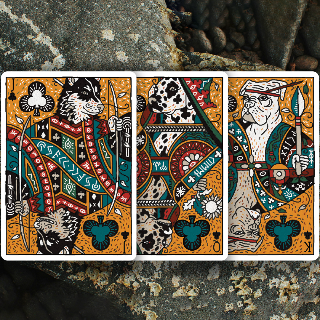 Hand-Illustrated Tarot And Poker Cards