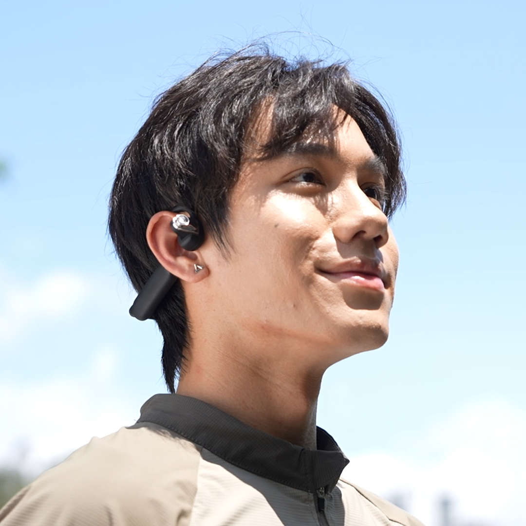 AI Bone Conduction Camera Headset