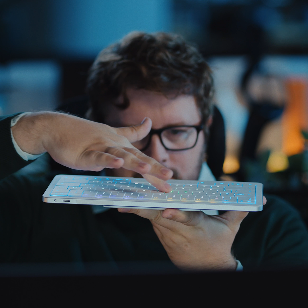 Type, Swipe, Scroll On One Surface