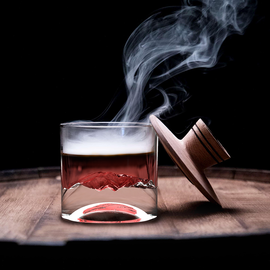 American Peaks Crystal Whiskey Set