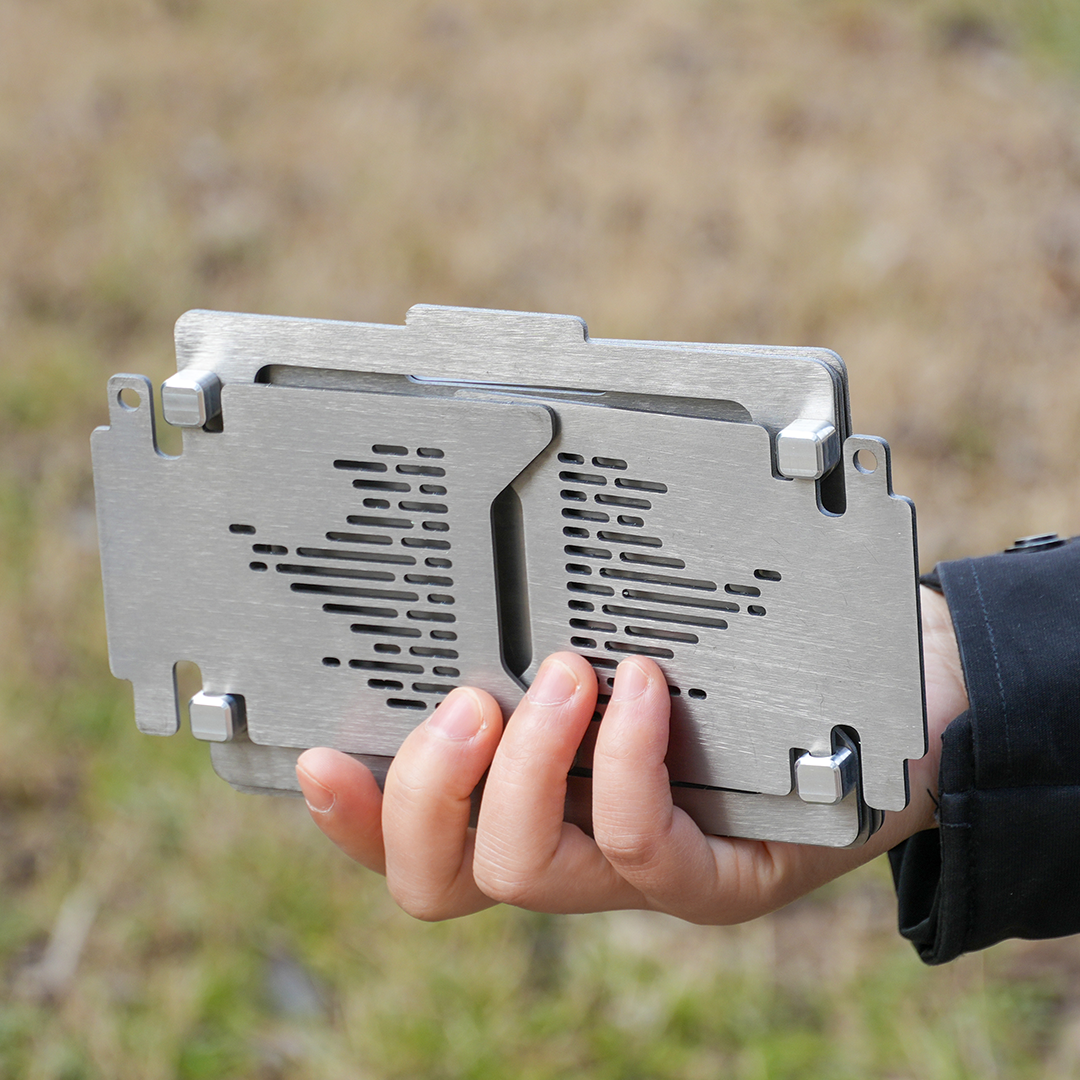 Outdoor Titanium Stove, Fuel It Your Way