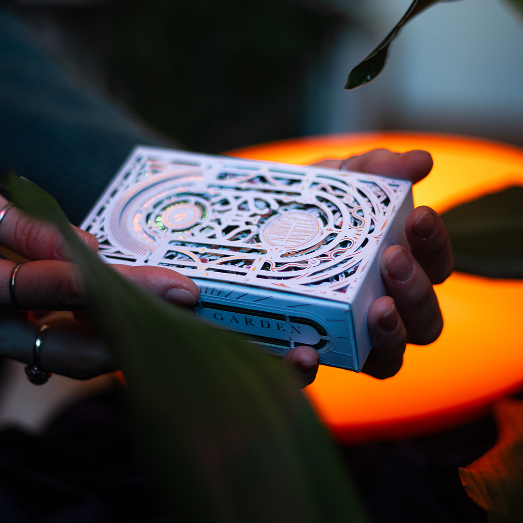 Floral Tarot With Emerald-Green Gilding