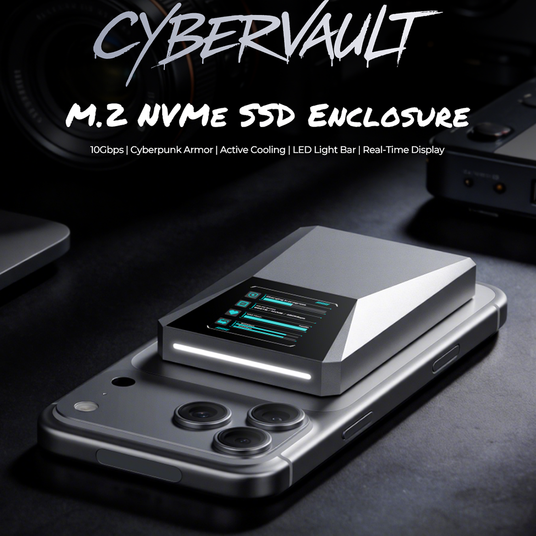 10Gbps M.2 NVMe SSD Enclosure For Your Phone