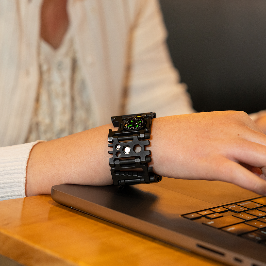 24-in-1 GR5 Titanium EDC Bracelet