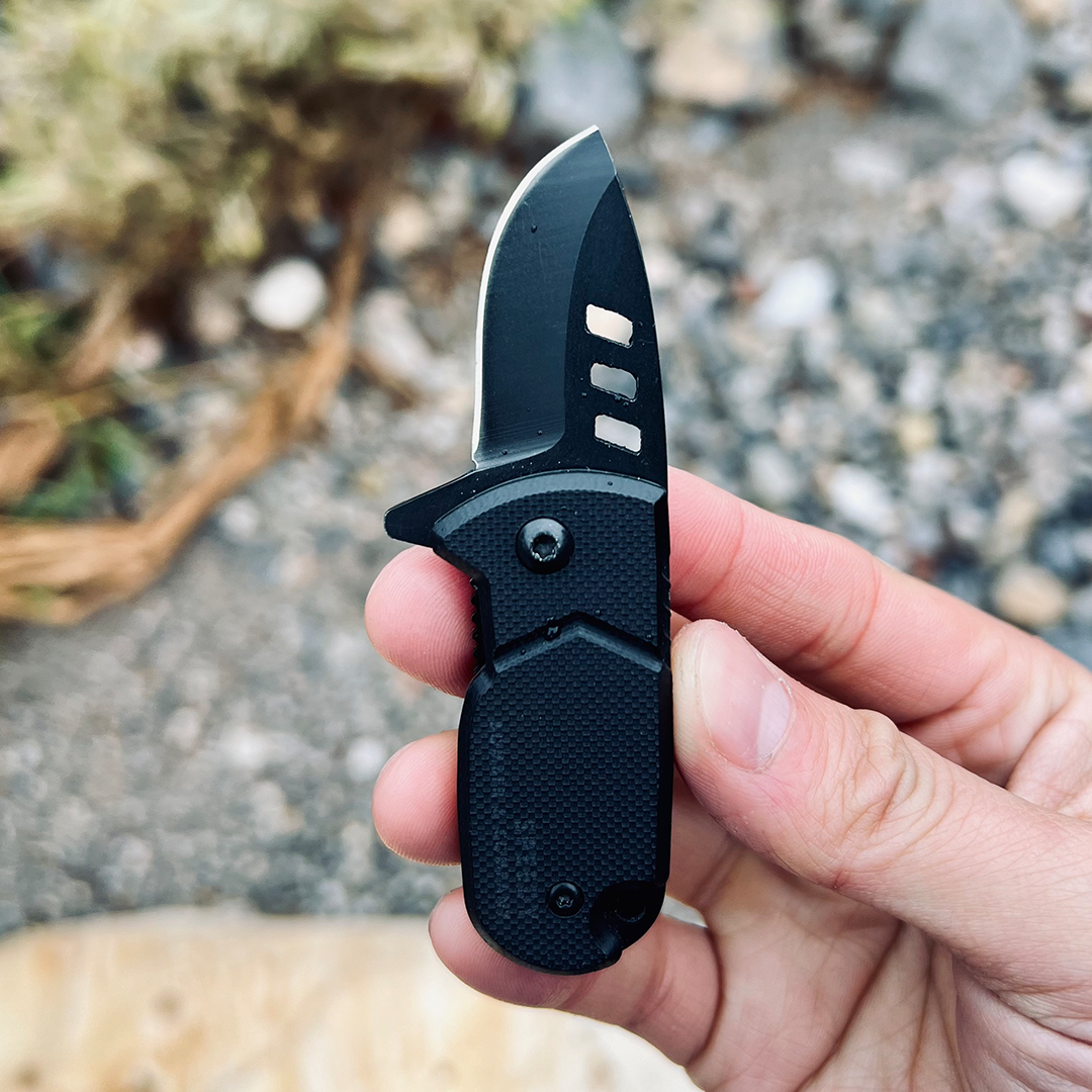 Spring-Assisted Mini Pocket Utility Tool