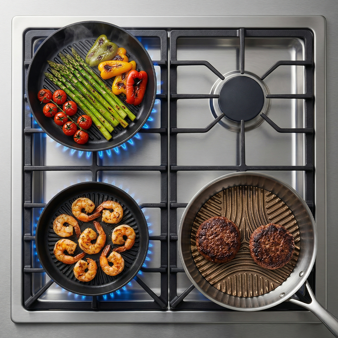 Turn Your Pan Into A Grill