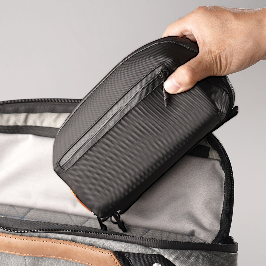Flat-Lay Toiletry Bag With Space-Saving Organization