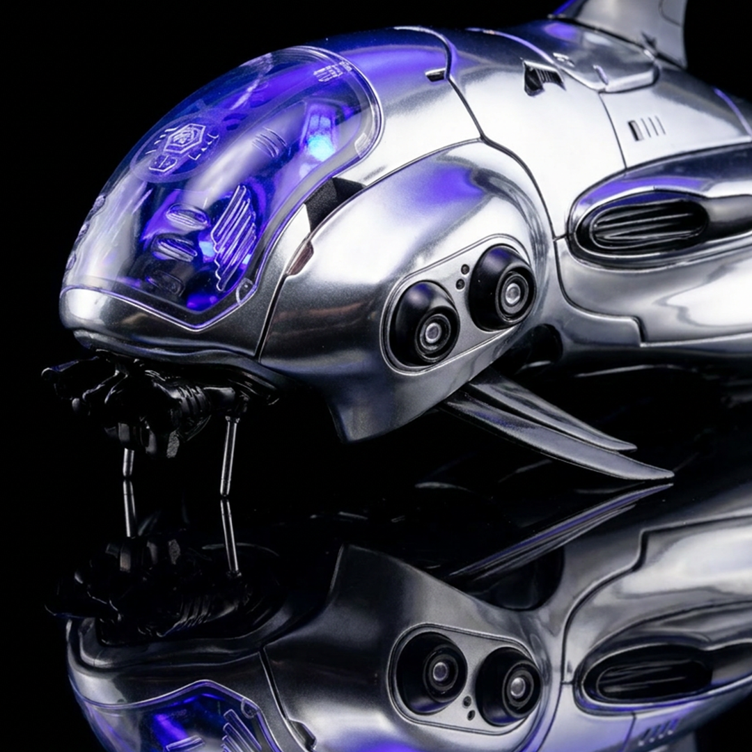Magnetic Mechanical Sculpture With Motion