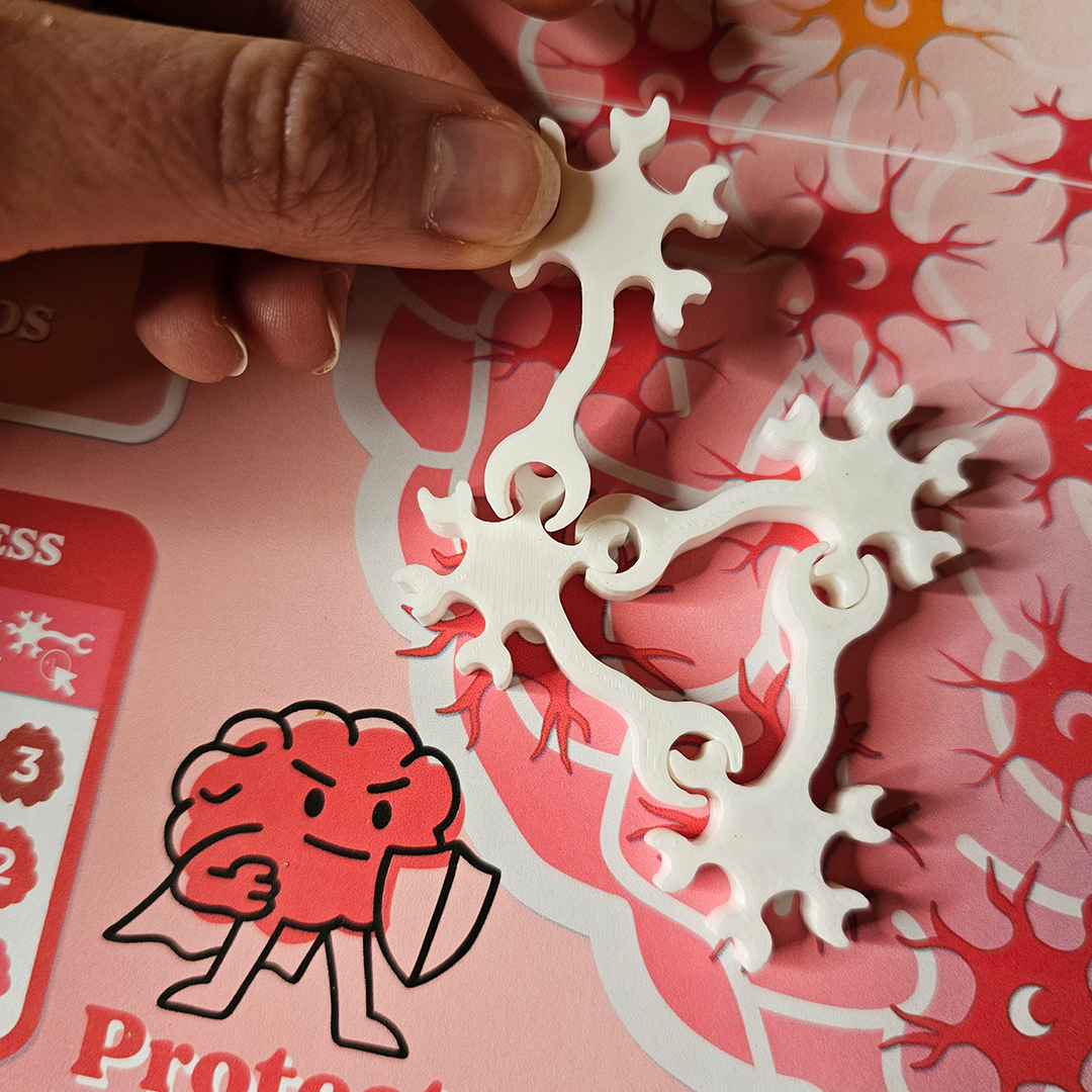 3D Neuro-Resilience Co-Op Board Game