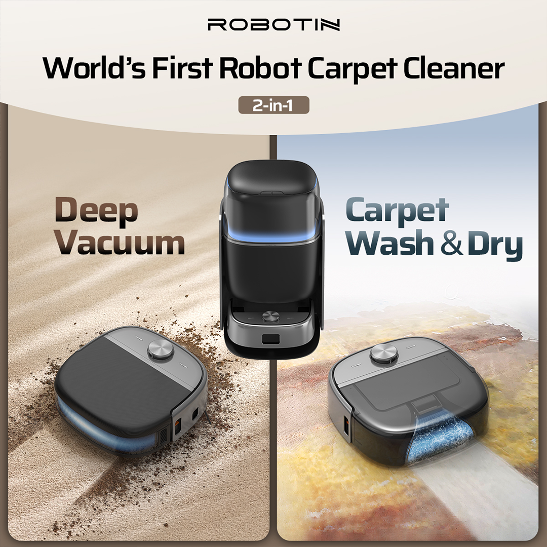 World's First Robot Carpet Washer