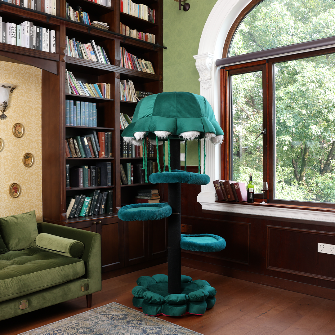 Interior-Worthy Cat Tree With Ambient Lighting