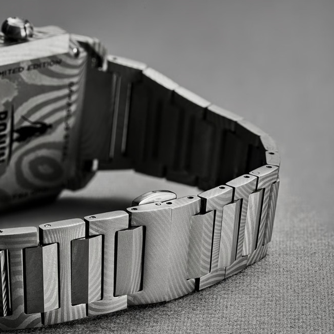 The Samurai Watch In Full Damascus