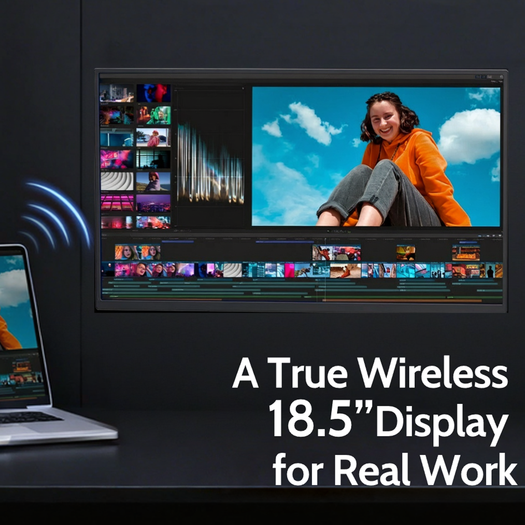 True Wireless 18.5 inch Productivity Display
