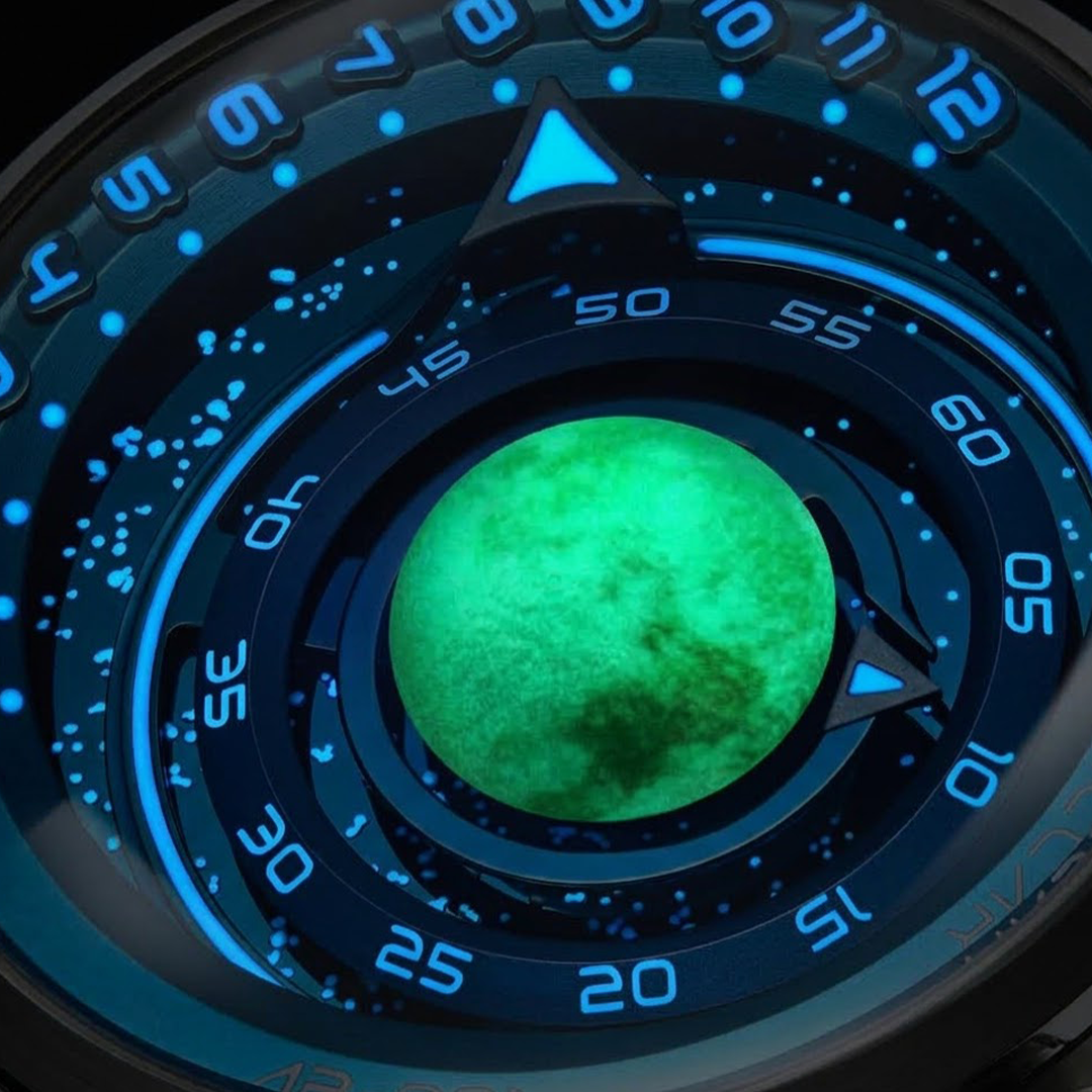 A Luminous Space-Inspired Watch