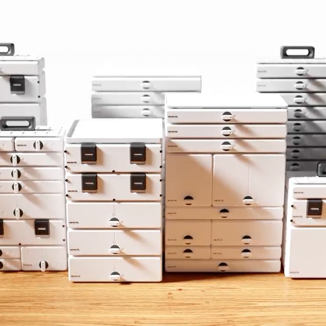 Modular 3D-Printed Workshop Storage System