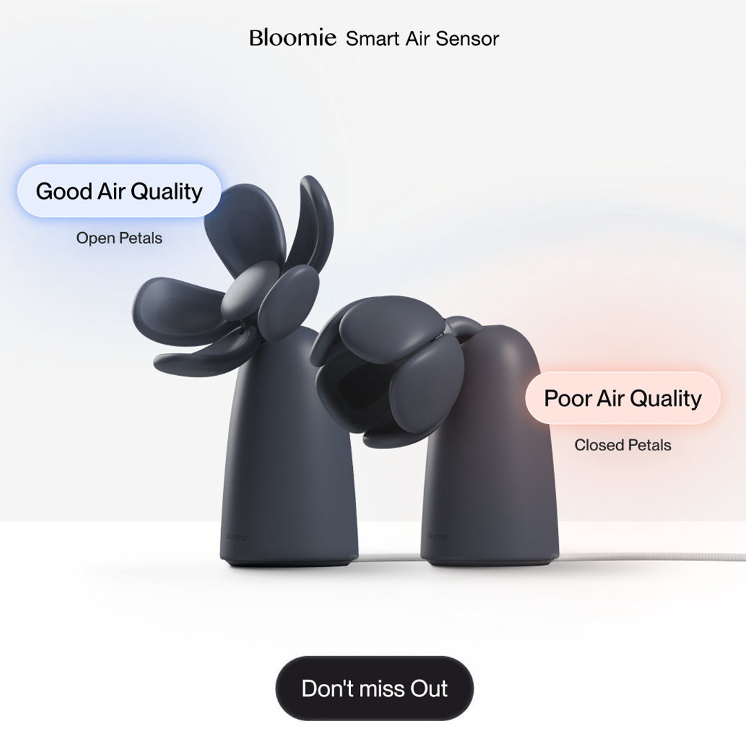 The Flower CO2 Sensor That Reacts To Your Air