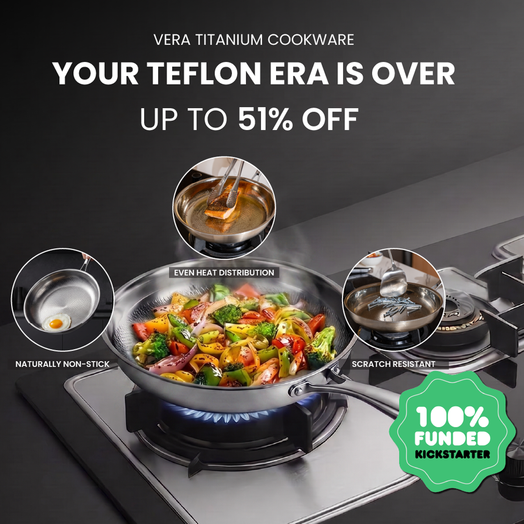 Titanium Non-Stick Cooking Without The Coating