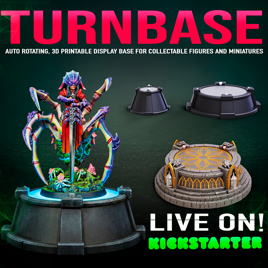 3D-Printable Rotating Figure Stand