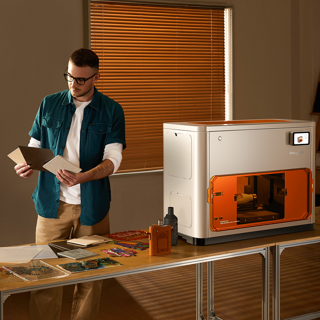 3-in-1 UV Print, Engrave & Stickers