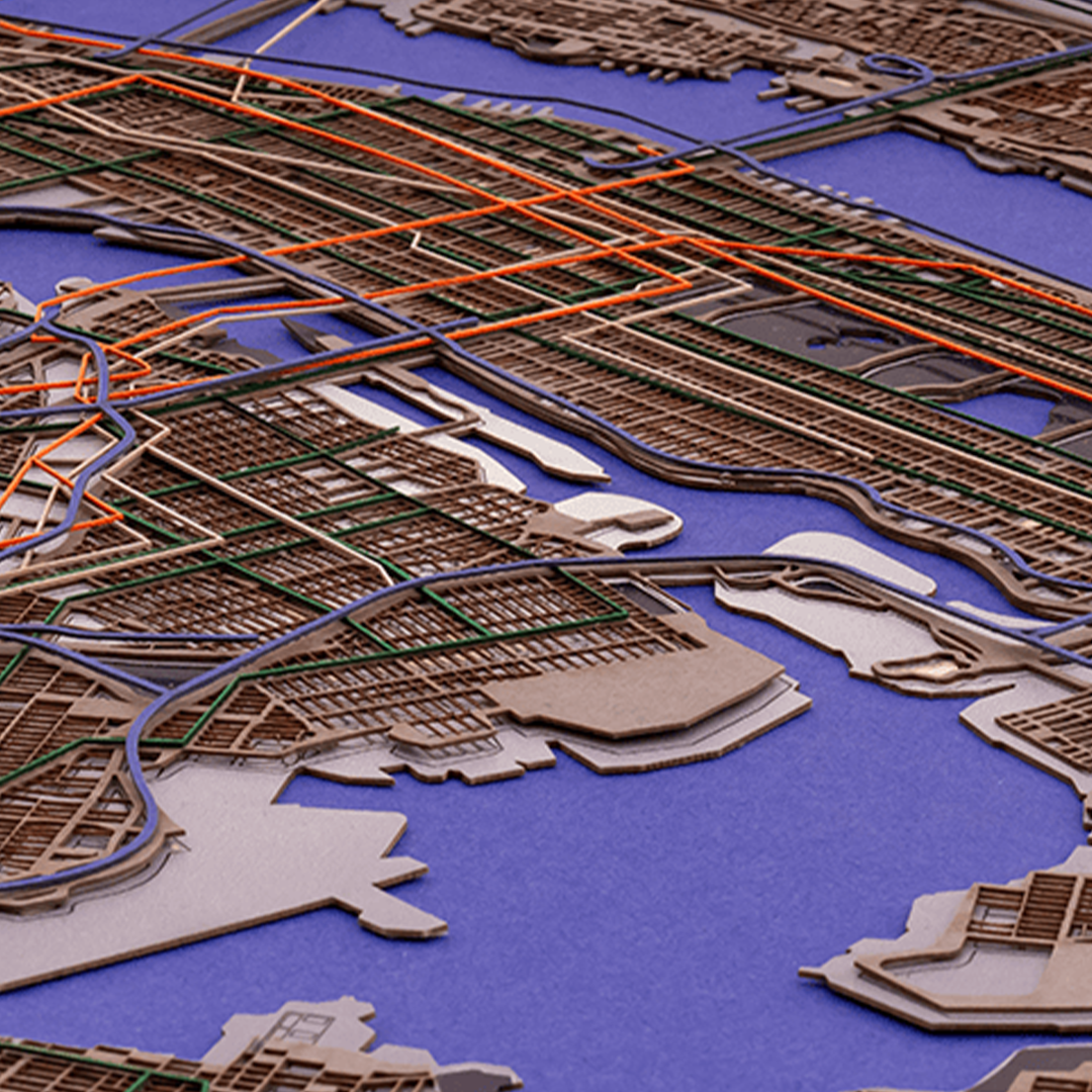 Display Your Favorite City On Your Wall