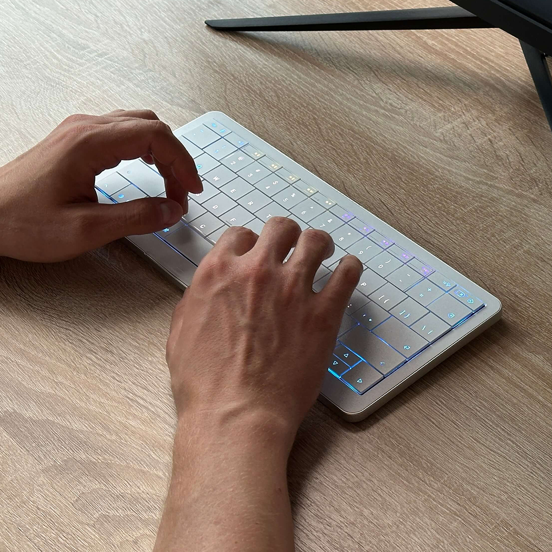 Type, Swipe, Scroll On One Surface