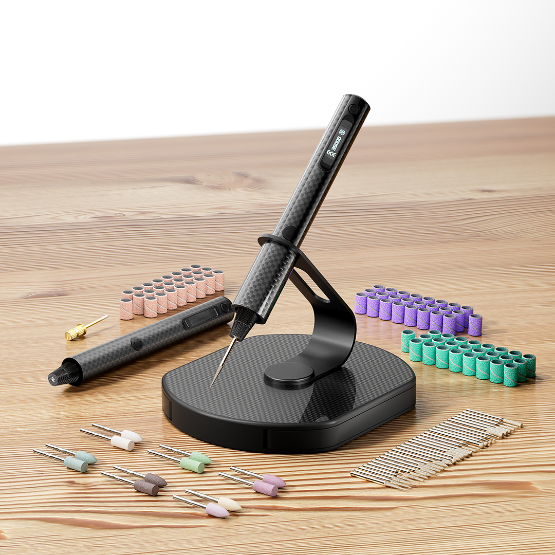 Carbon Fiber Rotary Pen For Carving & More