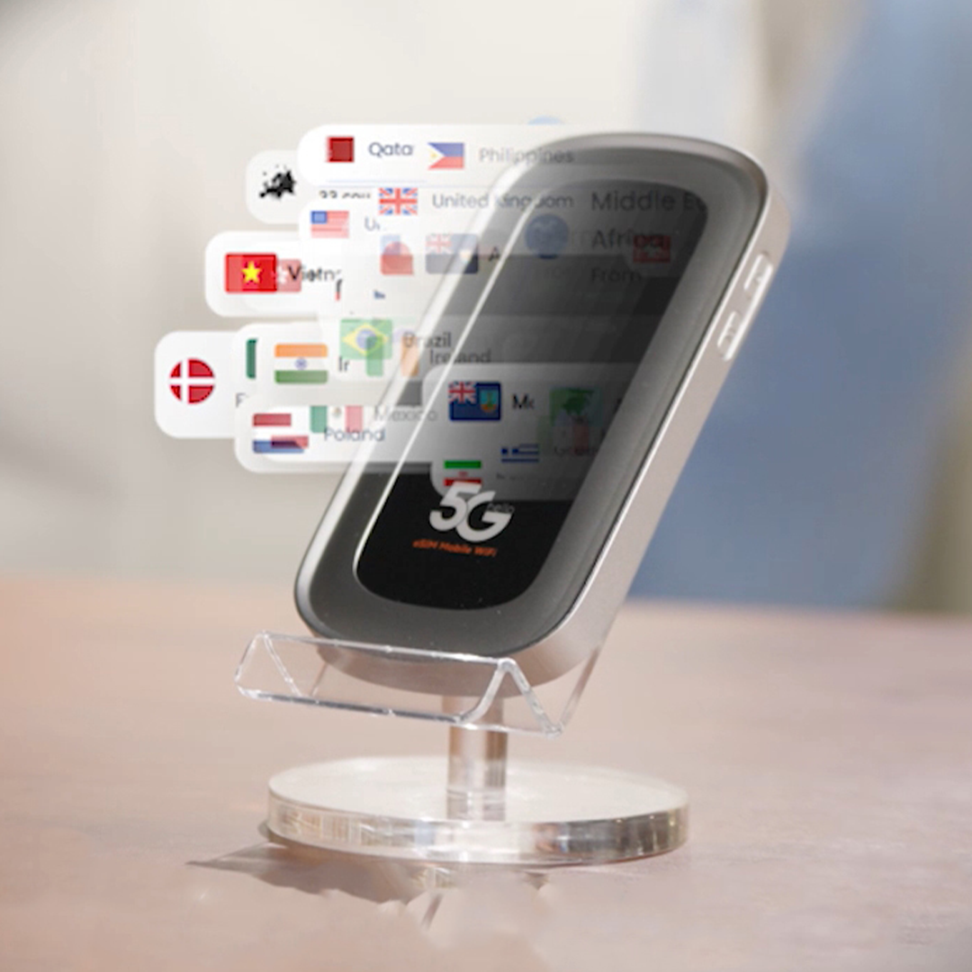 Unlock 5G eSIM Hotspot, No APN Setup