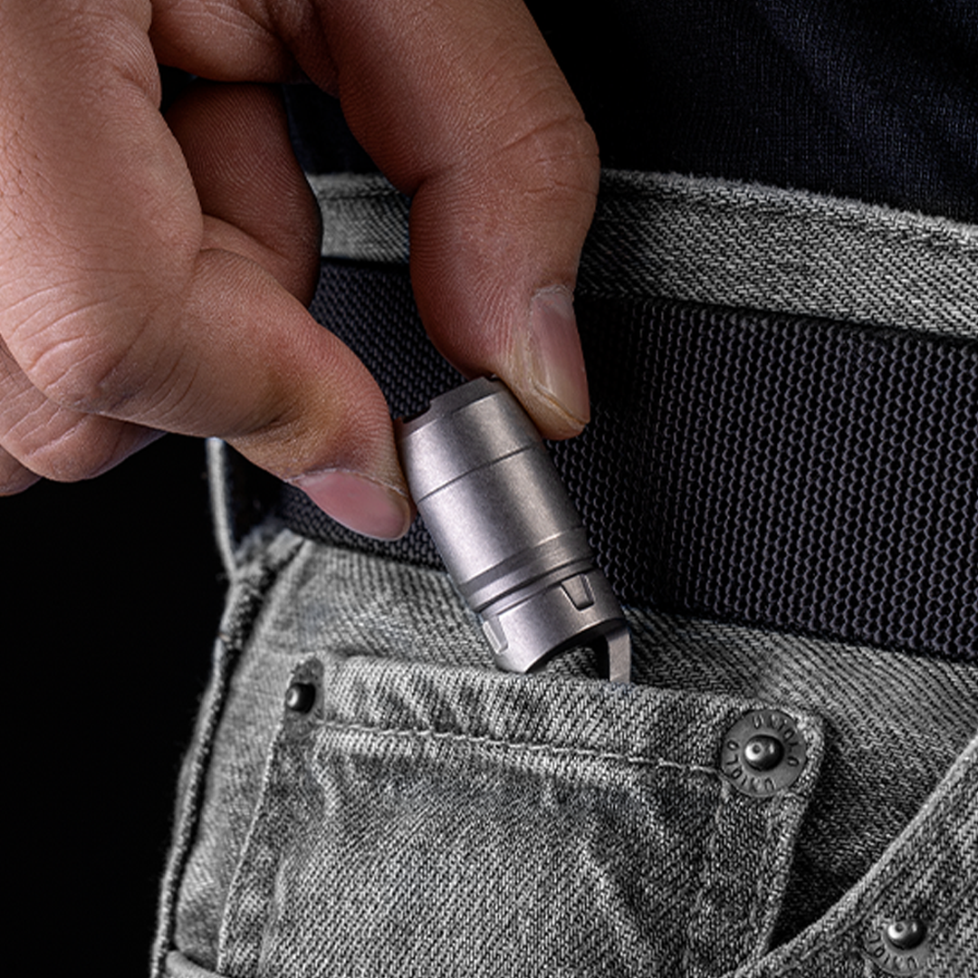 Keychain Flashlight With Spare Power