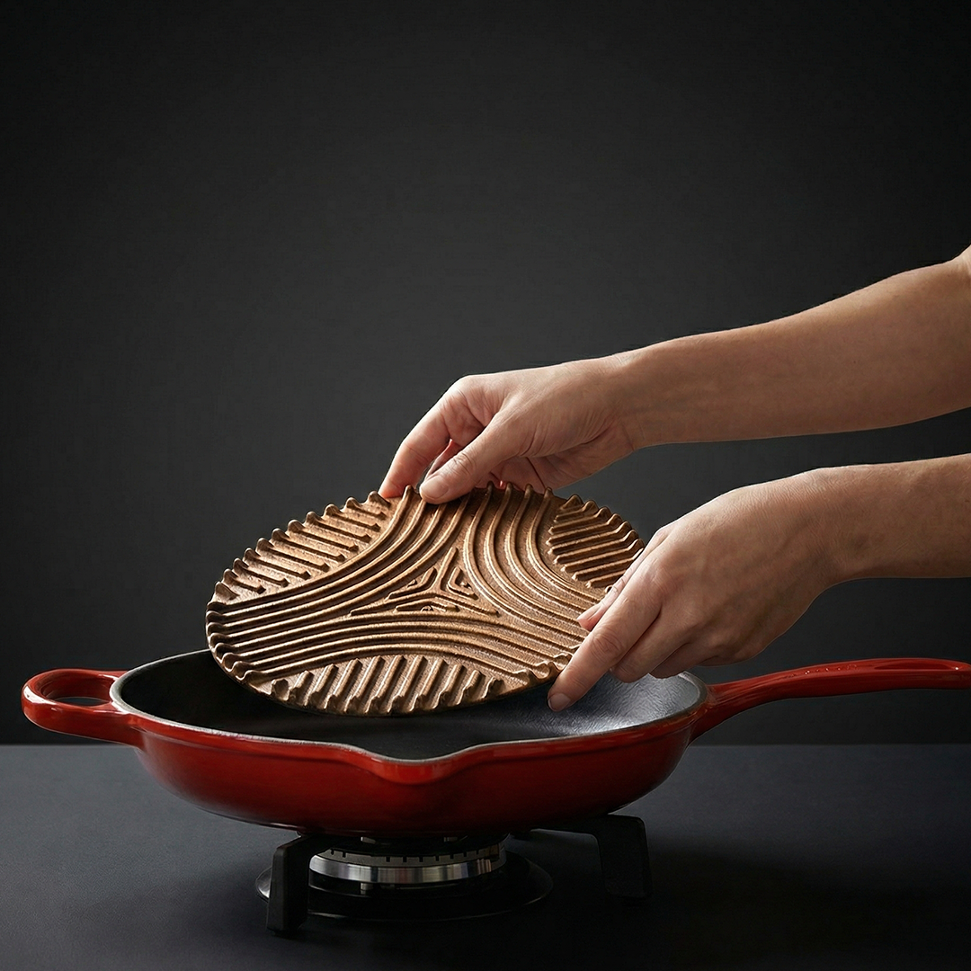 Turn Your Pan Into A Grill