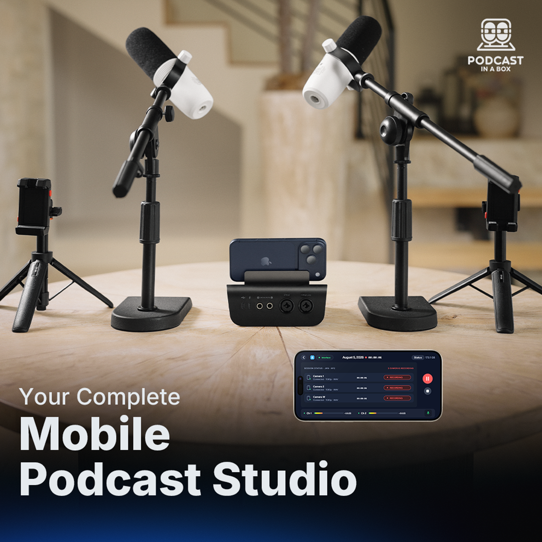 Professional Podcasts Without A Permanent Studio