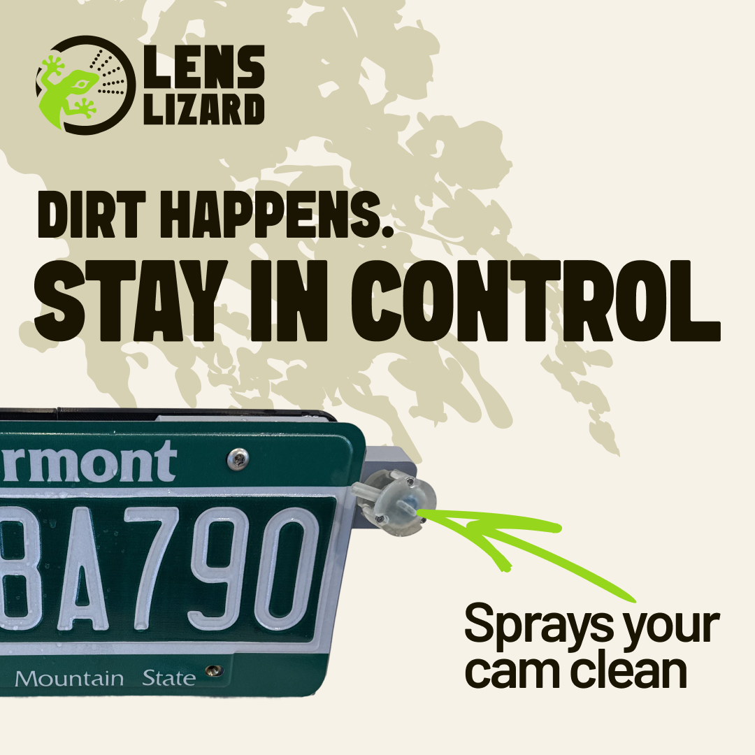 One-Button Backup Camera Cleaner