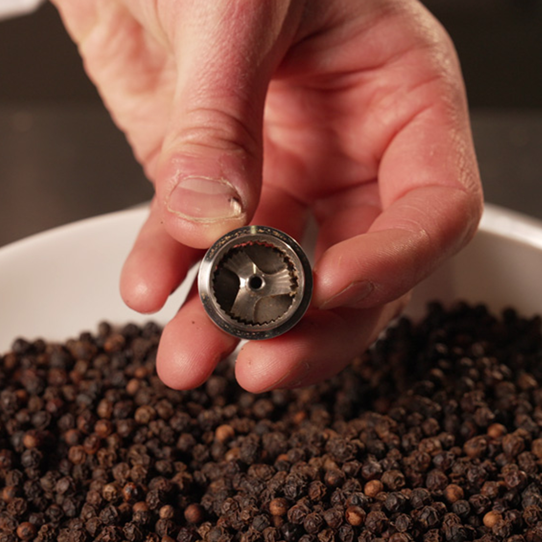 Micro Salt, Pepper, & Spice Grinder That Fits On Your Keys
