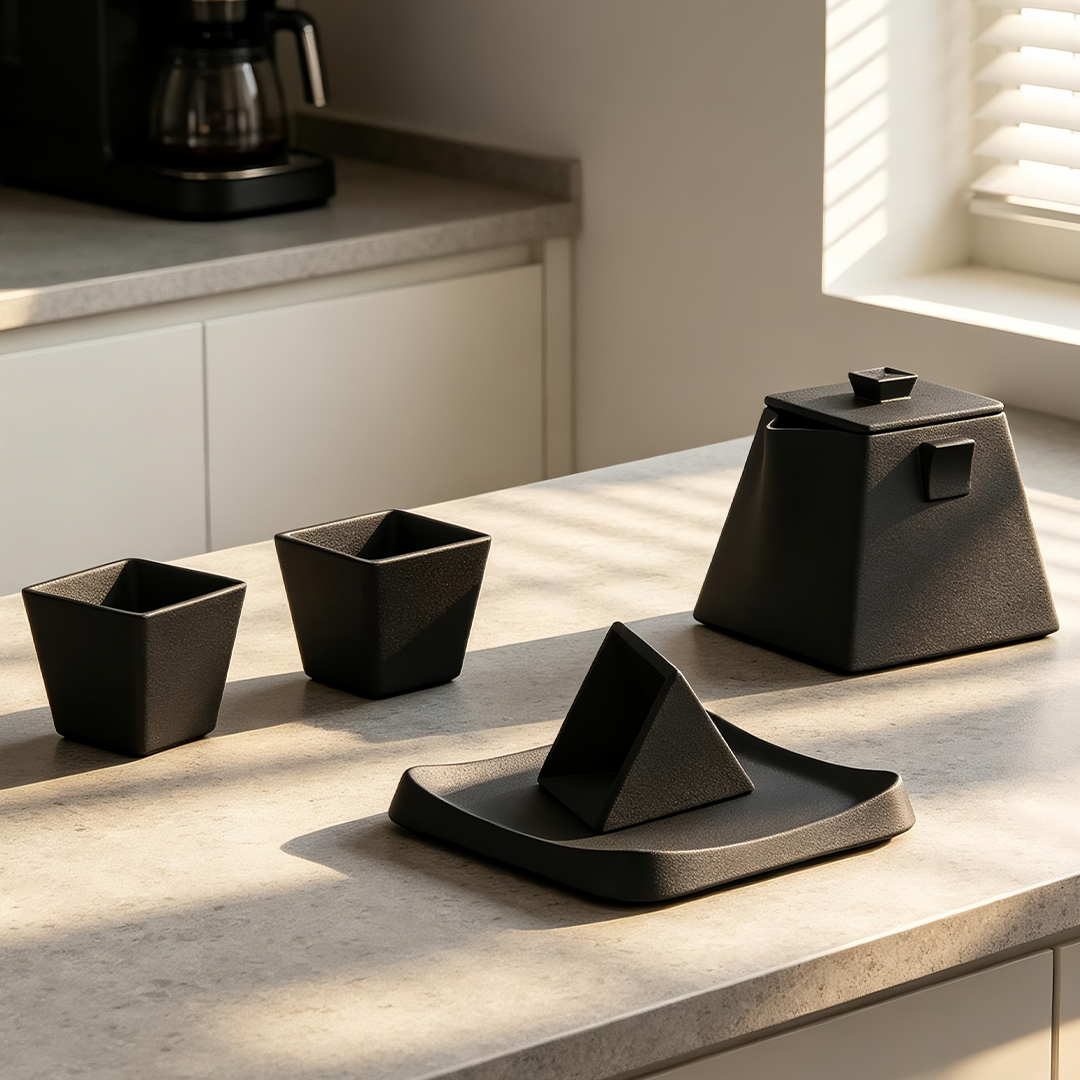 Dual-Brew Ceramic Set For Tea And Coffee Lovers