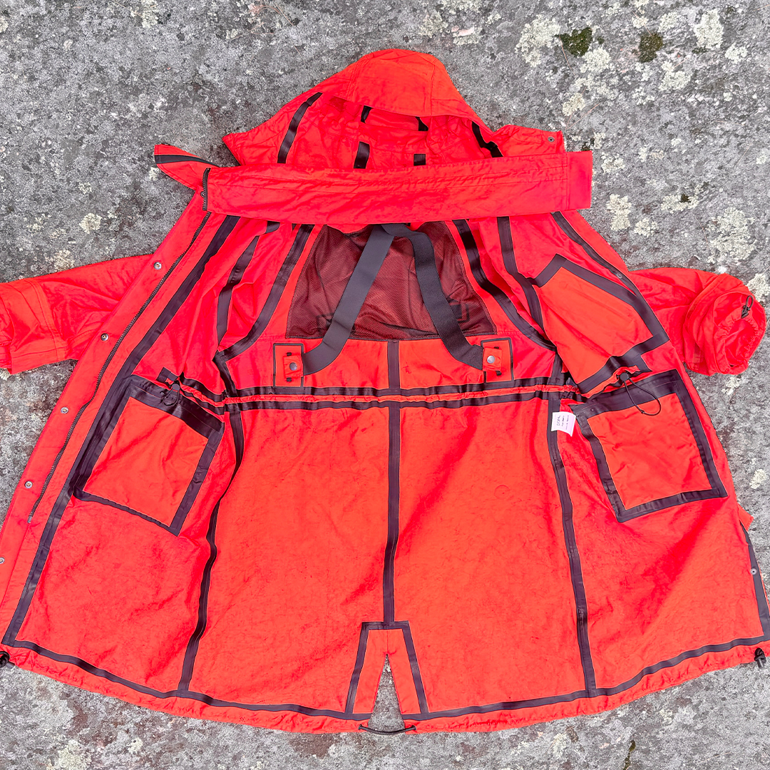 Plastic-free Organic Cotton Raincoat