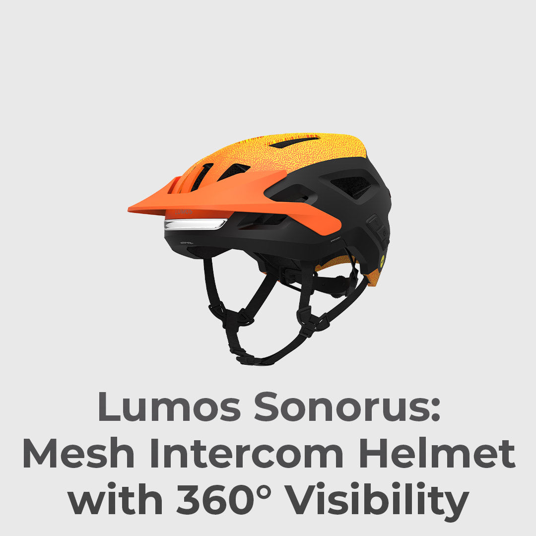 Mesh Intercom Helmet With 360 Lights