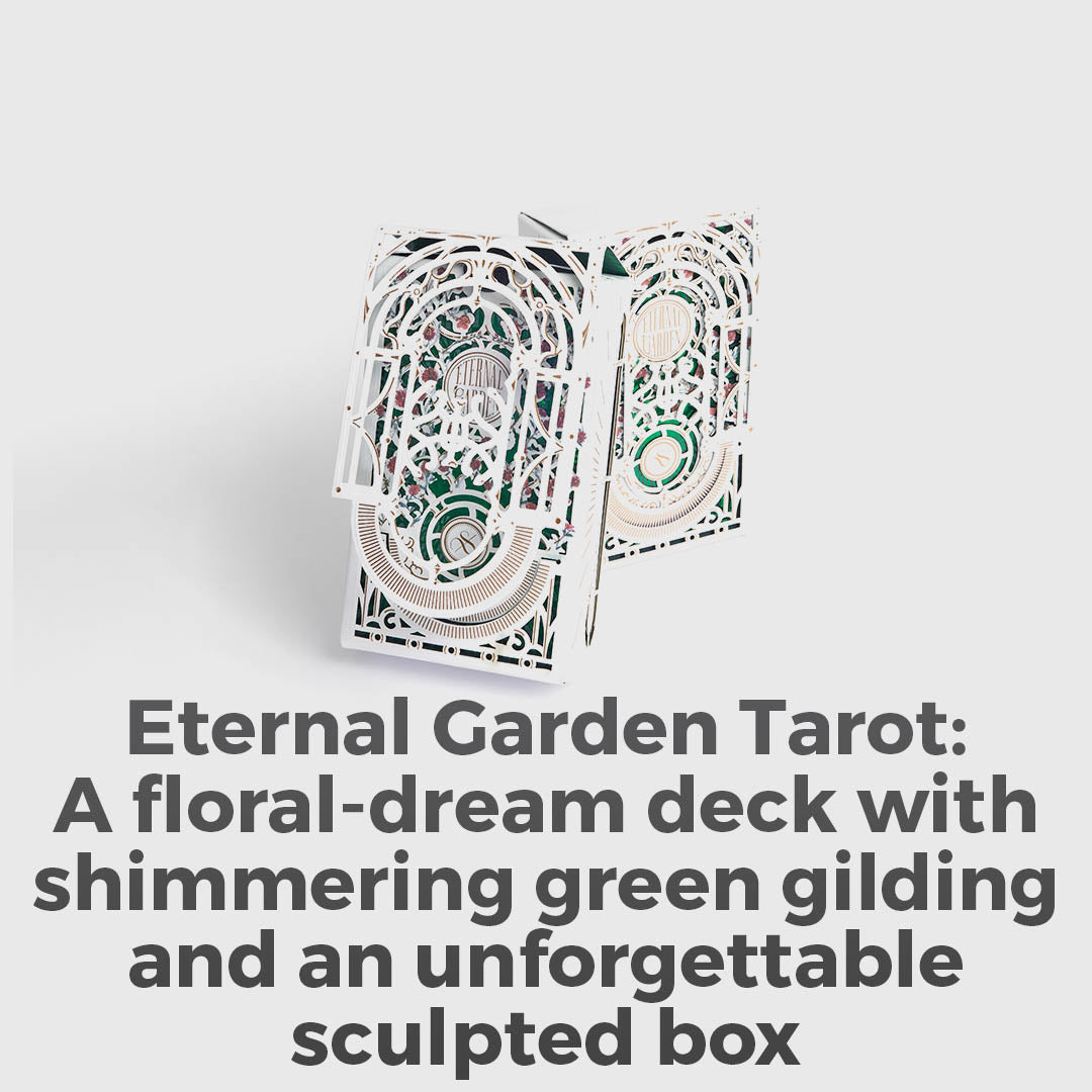 Floral Tarot With Emerald-Green Gilding