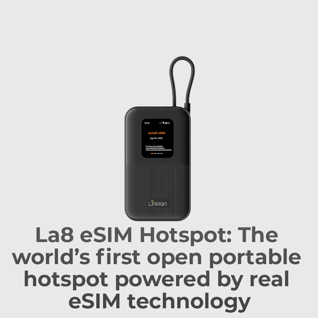 Open eSIM Hotspot With 10,000 mAh