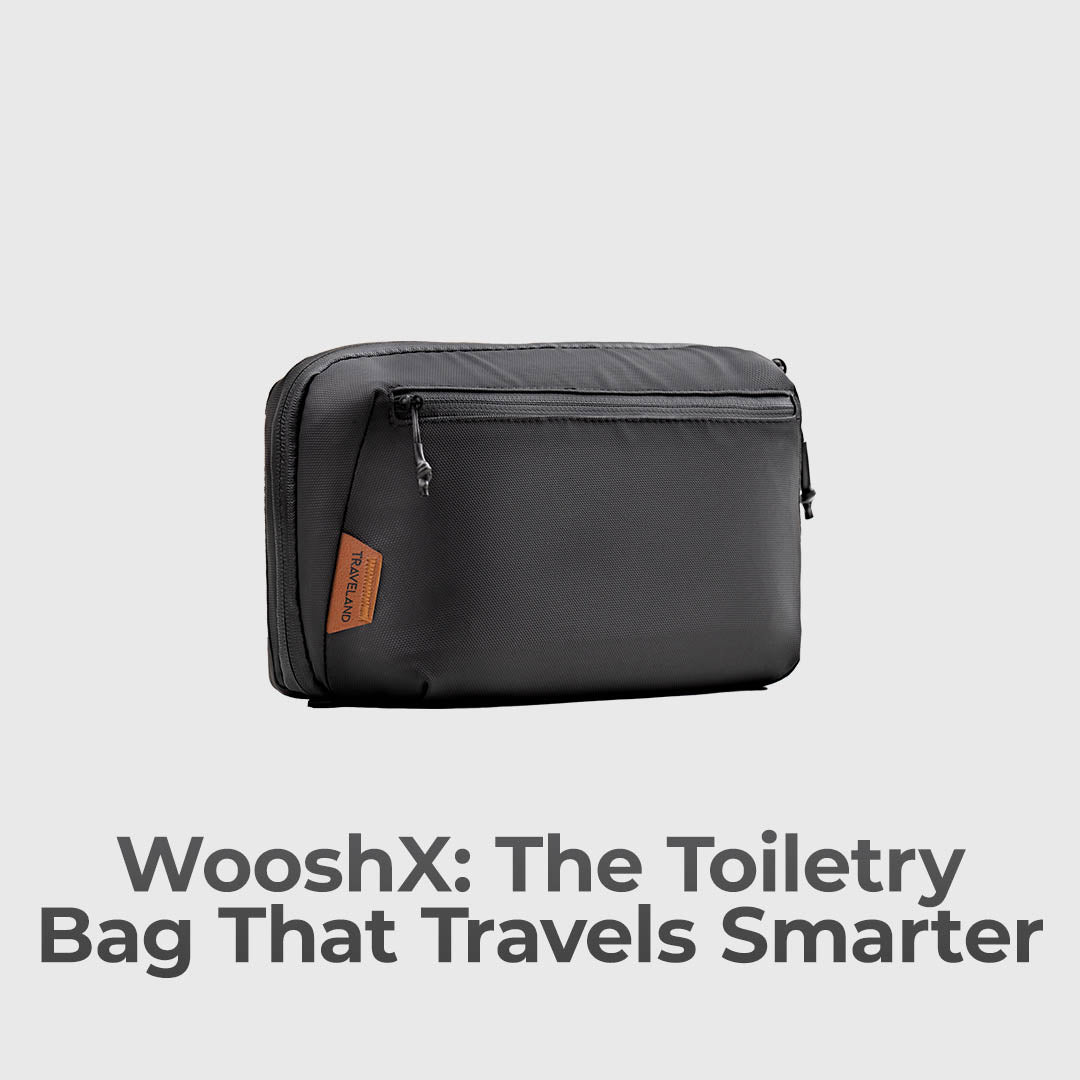 Flat-Lay Toiletry Bag With Space-Saving Organization