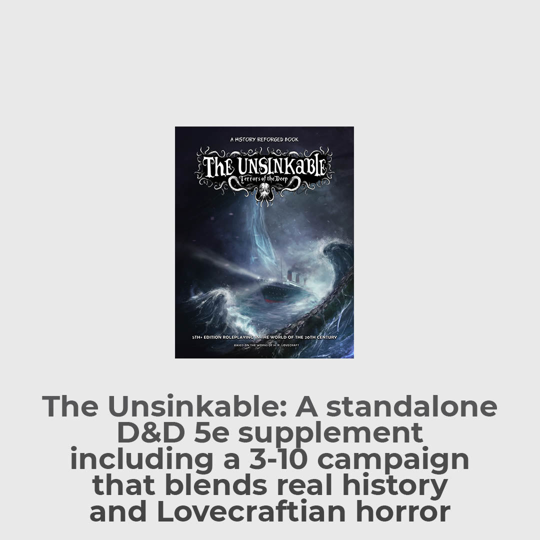 Experience Titanic's dark secrets in D&D 5e