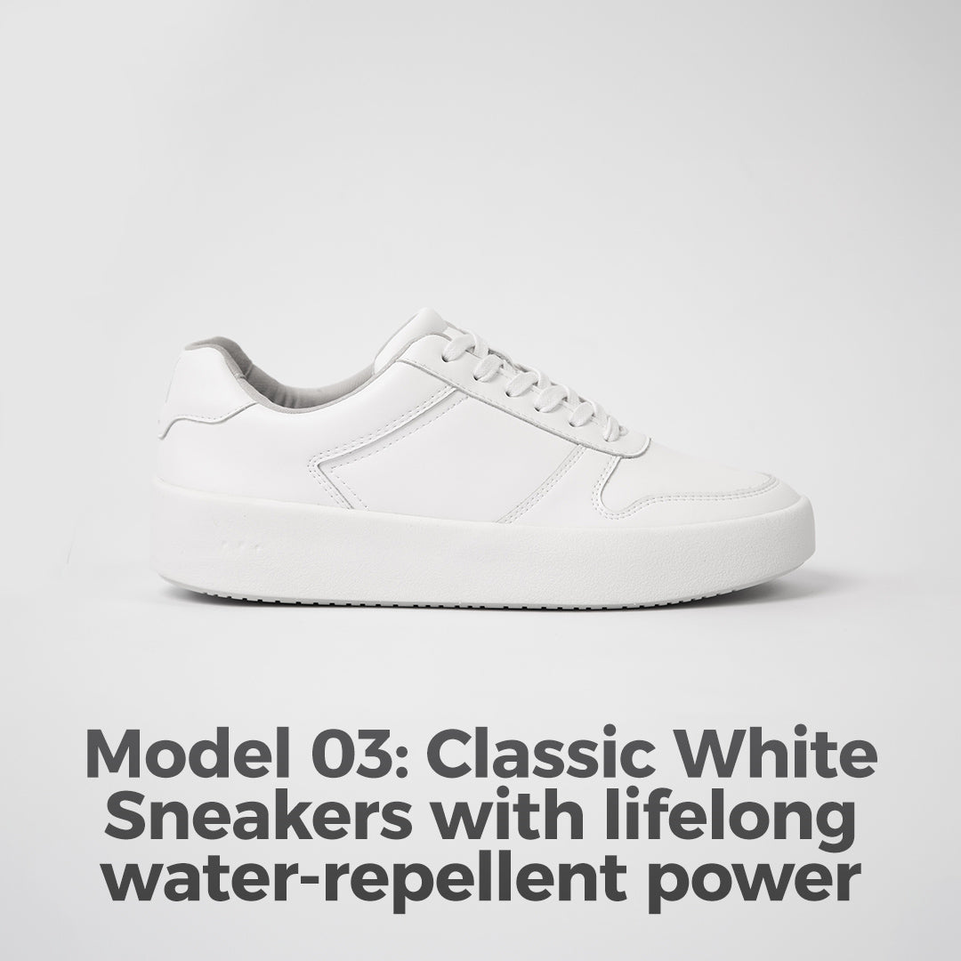 Classic White Sneaker Engineered To Stay White