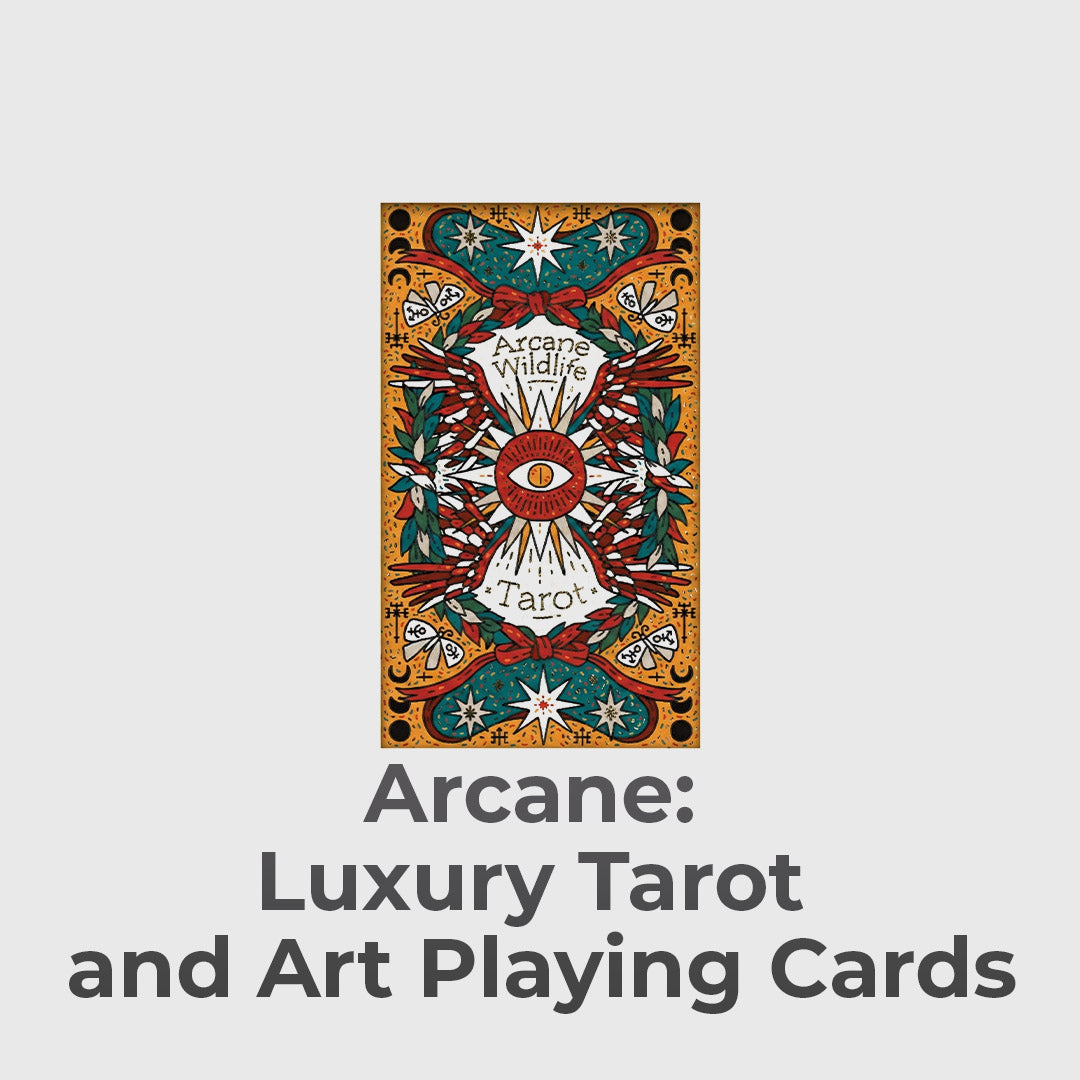 Hand-Illustrated Tarot And Poker Cards
