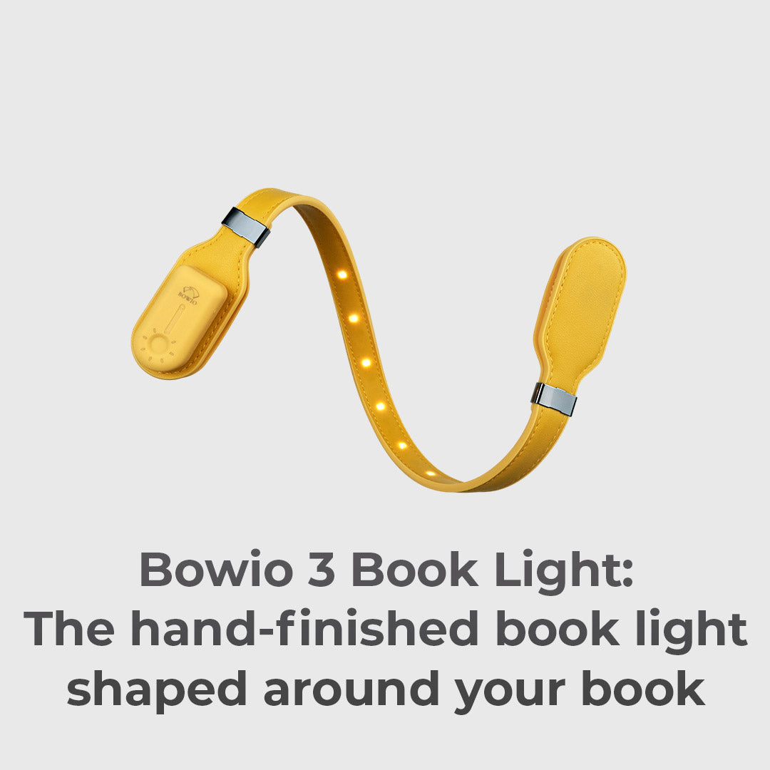A Book Light That Follows The Shape Of Your Book.