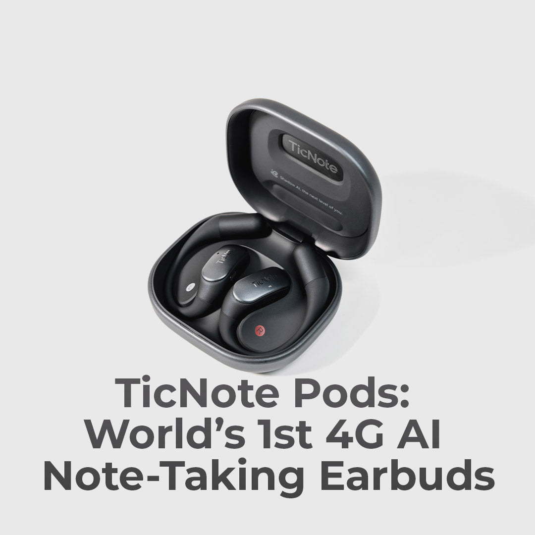 These 4G Earbuds Take Notes
