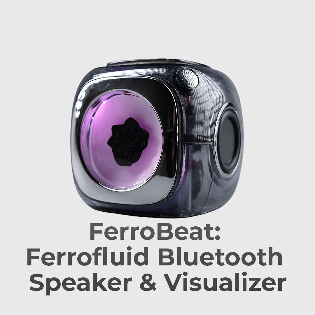 Ferrofluid Speaker With Real-Time Visuals
