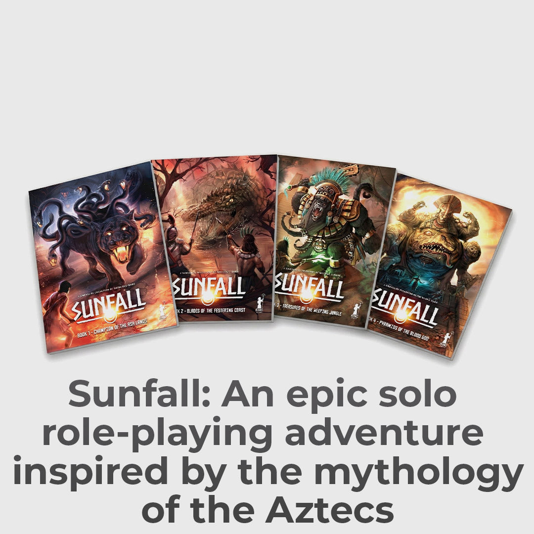 Aztec Myth Solo RPG Gamebook Series